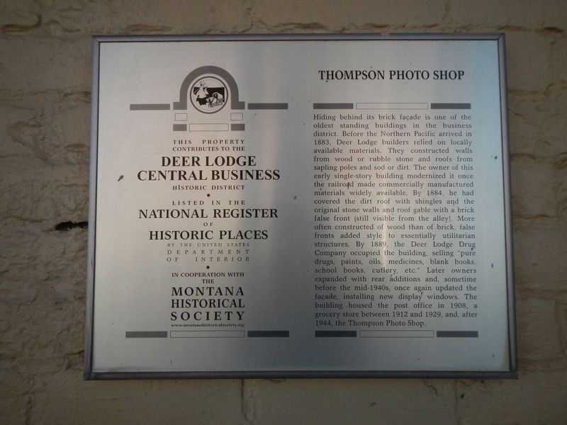 Thompson Photo Shop Marker image. Click for full size.