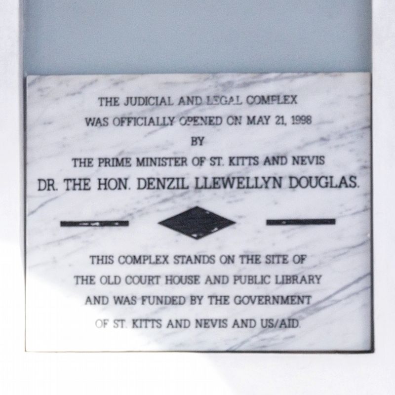 The Judicial and Legal Complex Marker image. Click for full size.