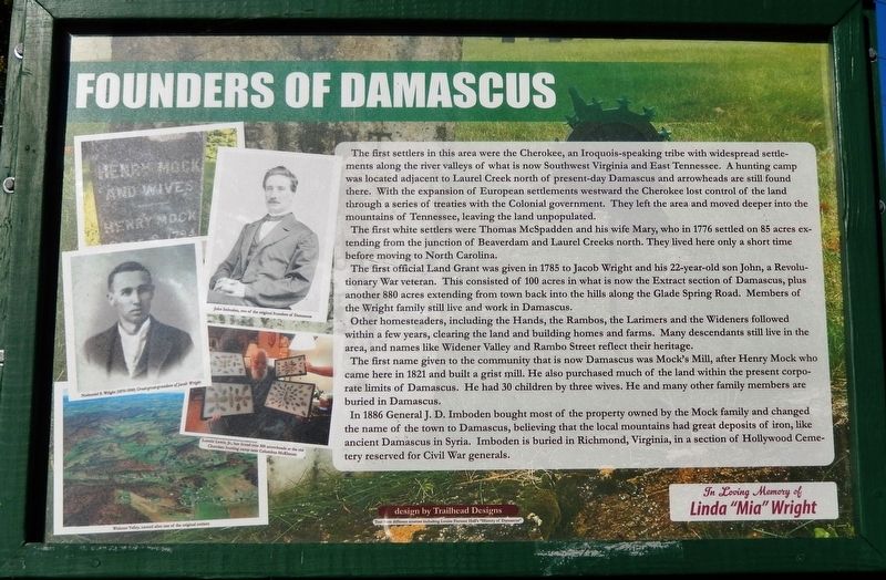 Founders of Damascus Marker image. Click for full size.
