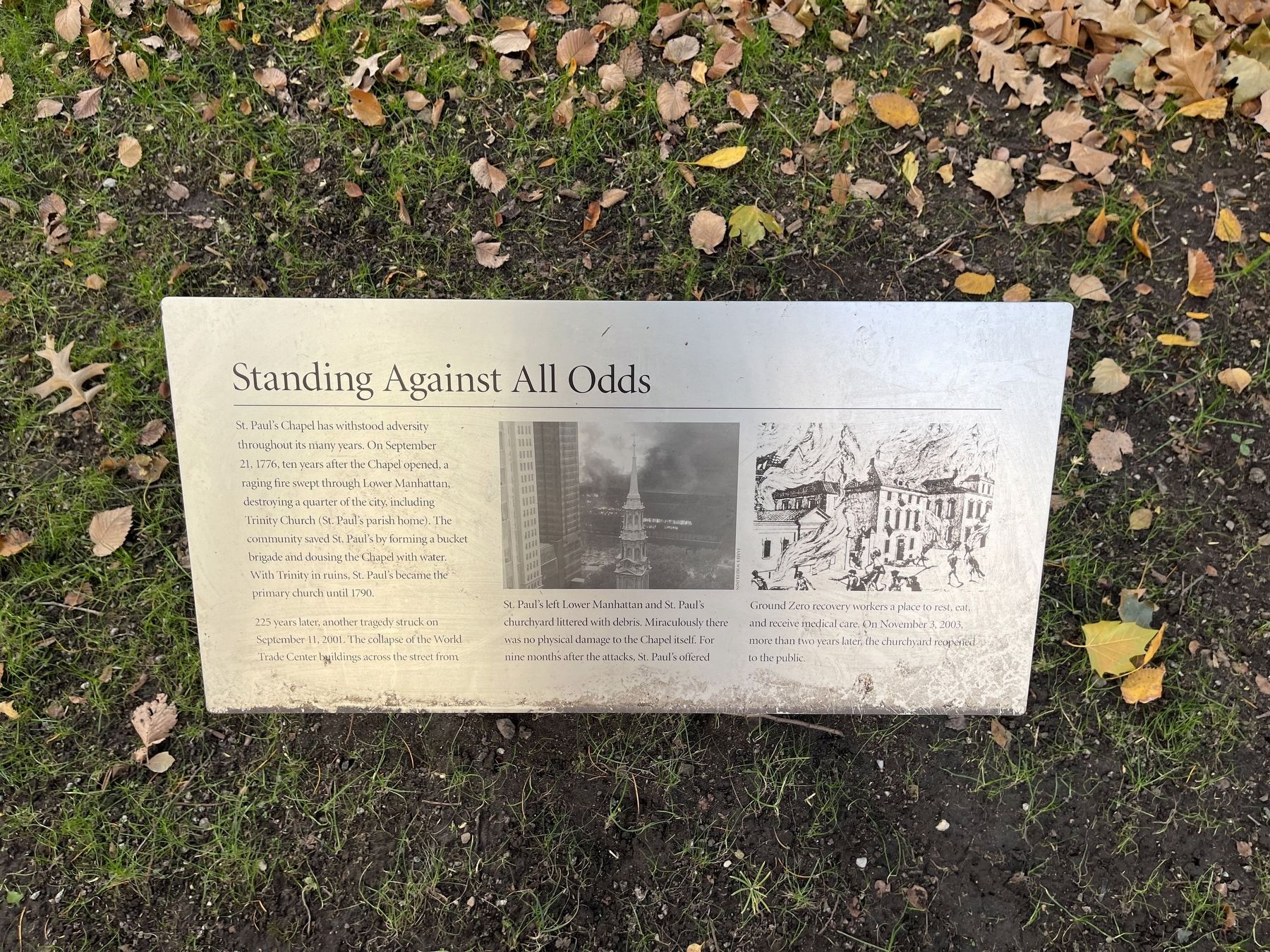 Standing Against All Odds Marker image. Click for full size.