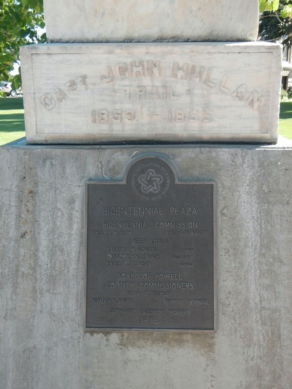 Capt. John Mullan Trail Marker image. Click for full size.
