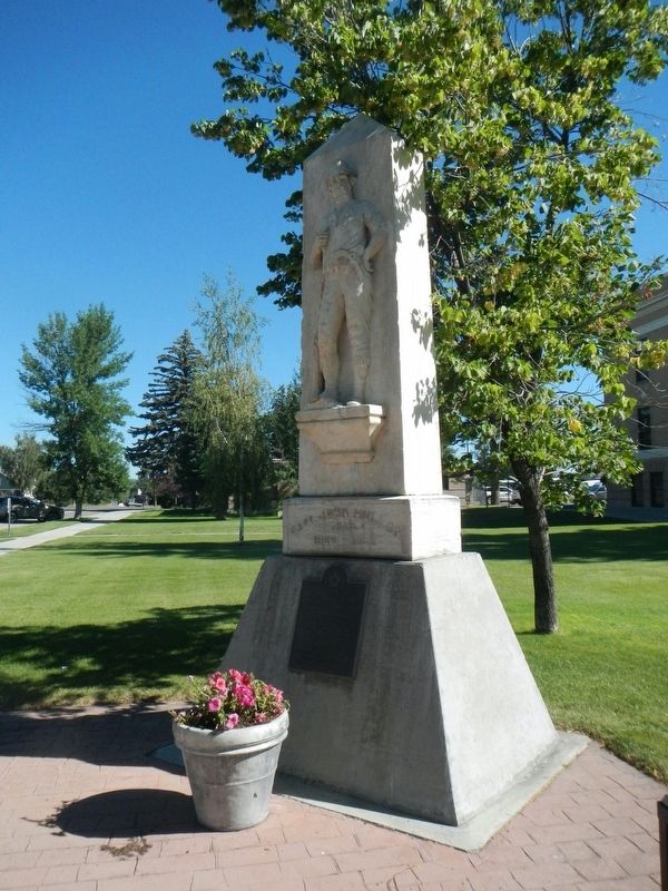 Capt. John Mullan Trail Marker image. Click for full size.
