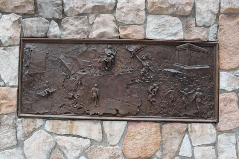 Bronze Relief Panel image. Click for full size.
