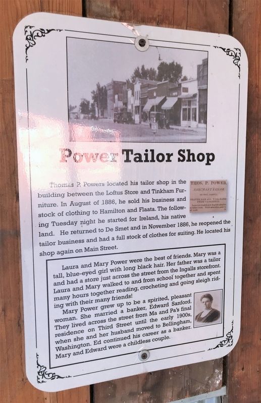 Power Tailor Shop Marker image. Click for full size.