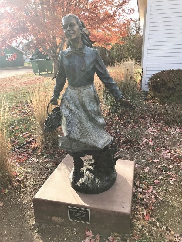 "Young Laura Ingalls" image. Click for full size.