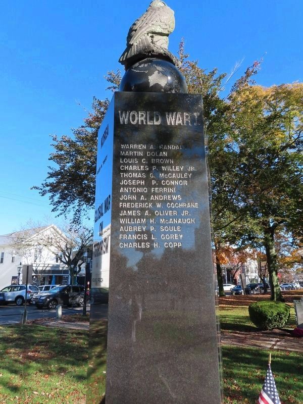 Bridgewater Veterans Memorial image. Click for full size.