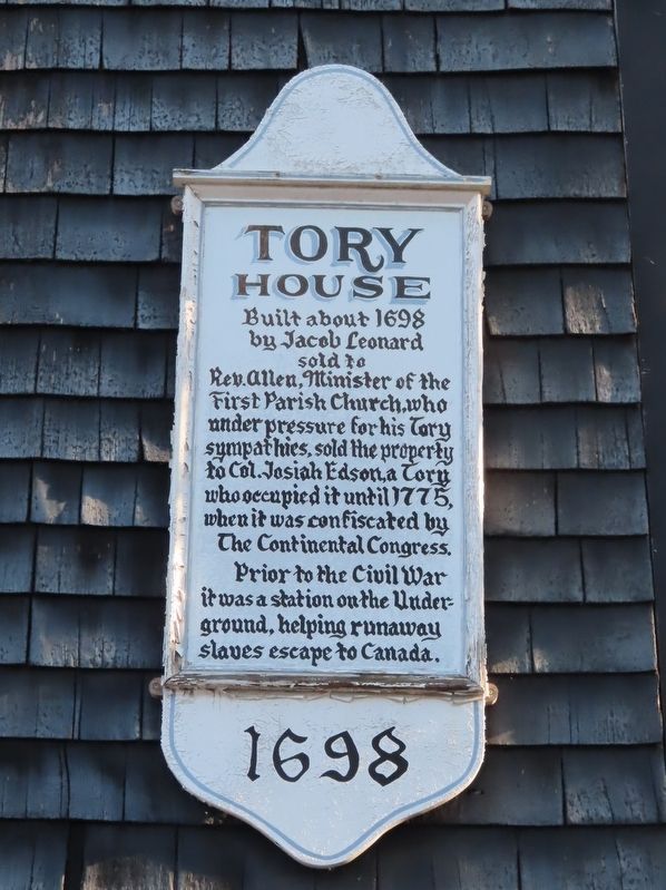 Tory House Marker image. Click for full size.