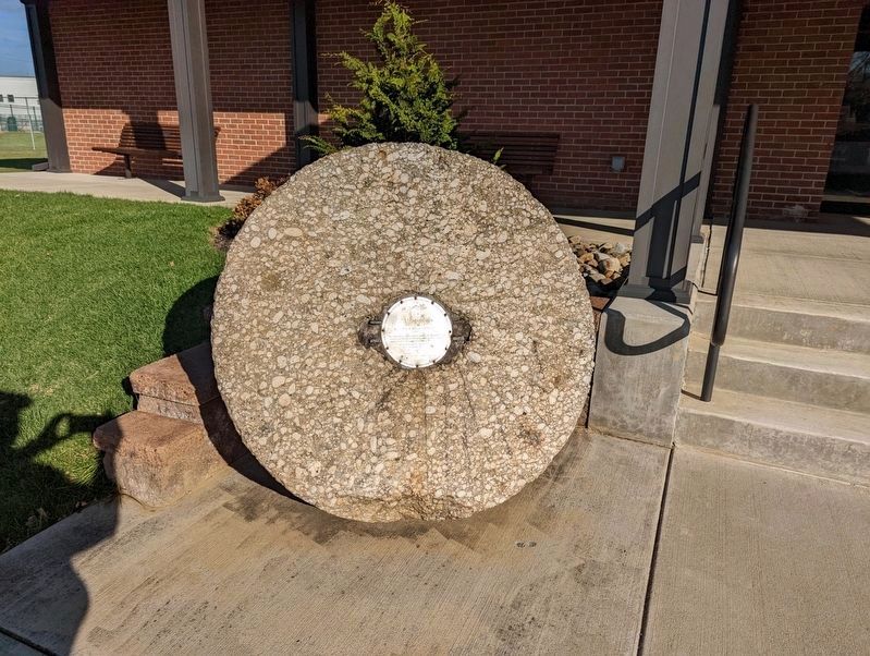 Grist Mill Stone Marker image. Click for full size.