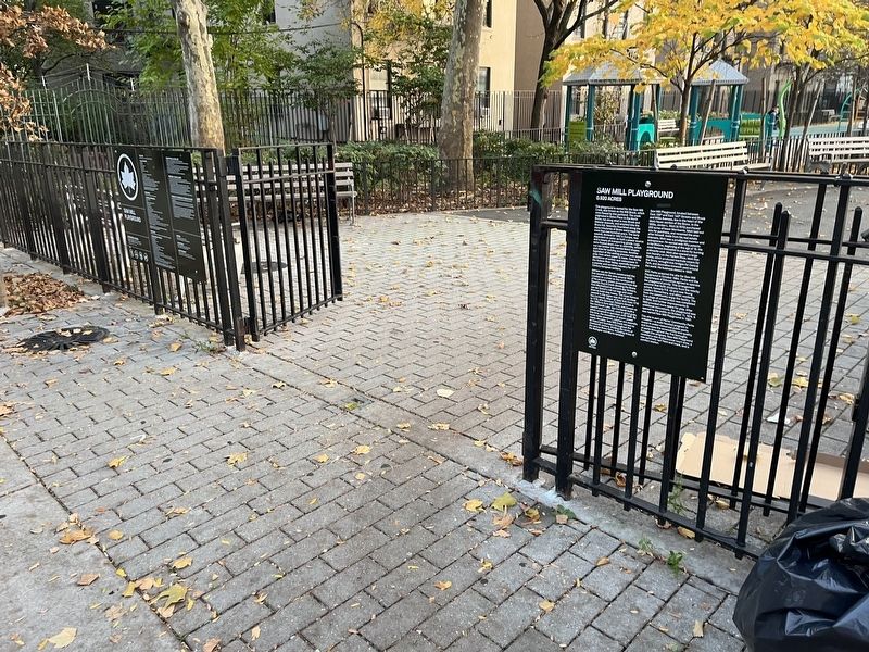 Saw Mill Playground Marker. Click for full size. Saw Mill Playground Marker image. Click for full size.