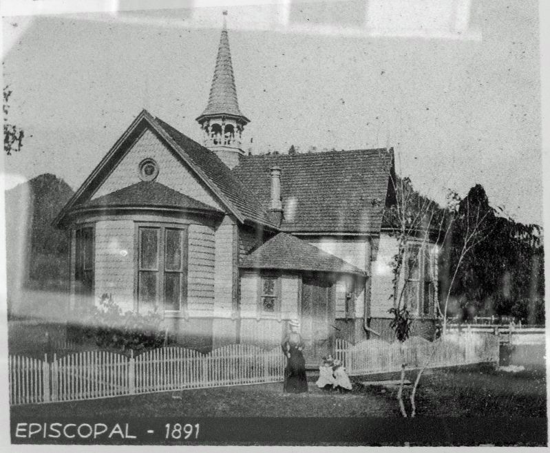 Marker detail: Episcopal Church (1891) image. Click for full size.