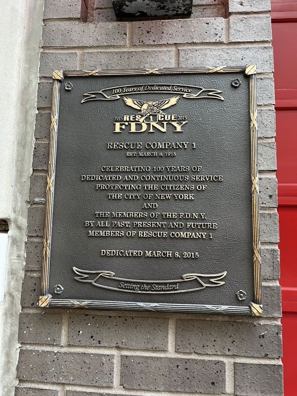 Adjacent centennial plaque image. Click for full size.