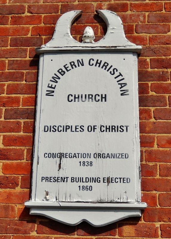 Newbern Christian Church Marker image. Click for full size.