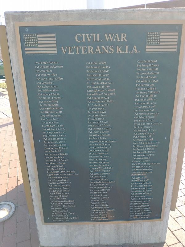Jackson County Veterans Memorial image. Click for full size.