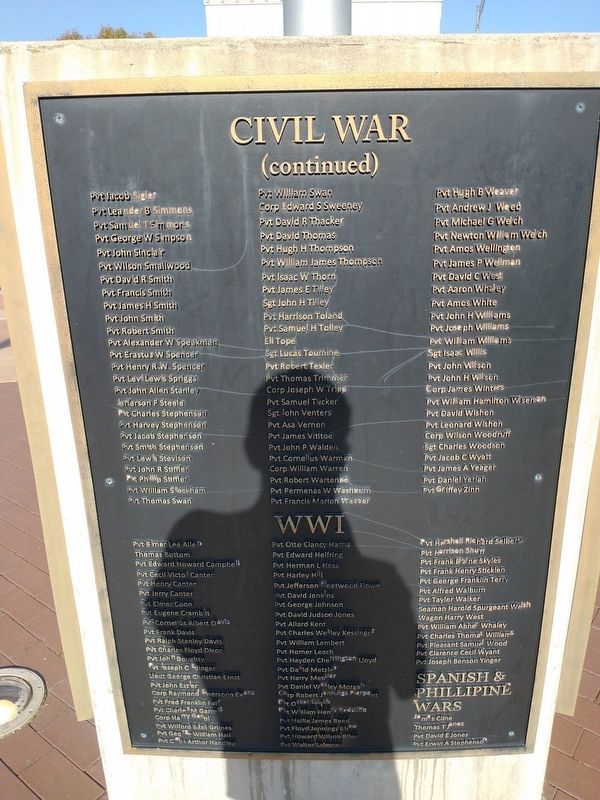 Jackson County Veterans Memorial image. Click for full size.