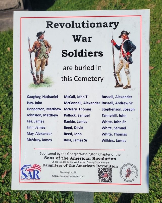 Revolutionary War Soldiers Marker image. Click for full size.