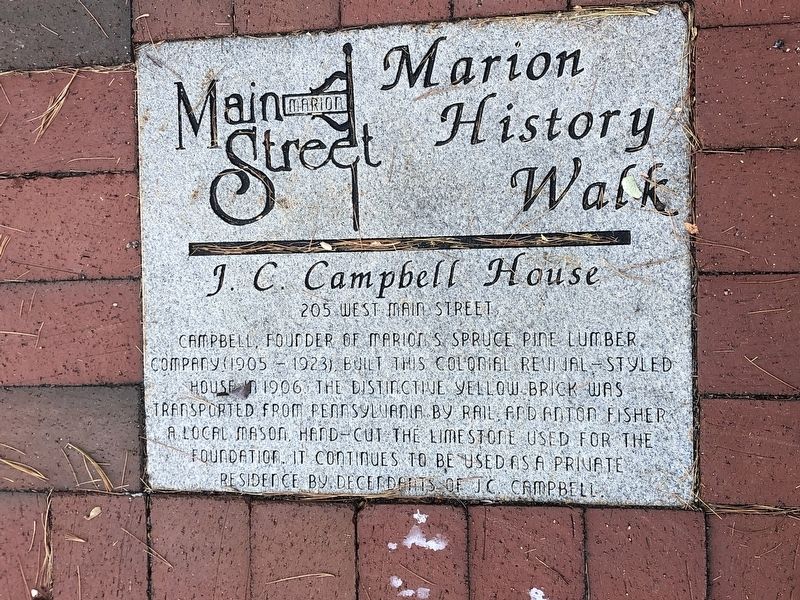J. C. Campbell House Marker image. Click for full size.