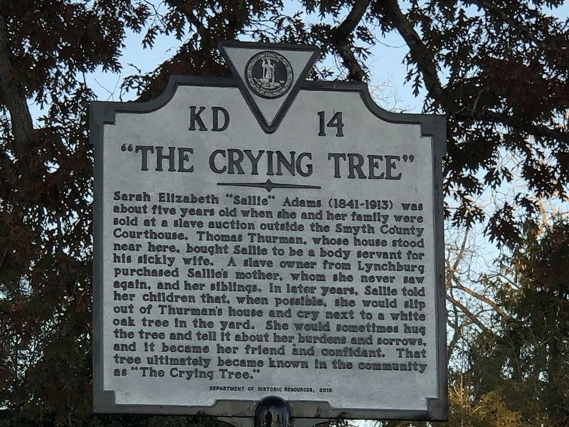 The Crying Tree Marker image. Click for full size.