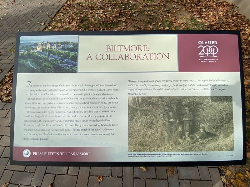 Biltmore: A Collaboration Marker image. Click for full size.
