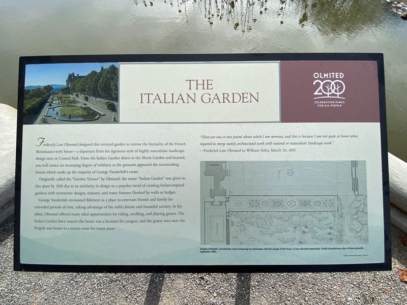 The Italian Garden Marker image. Click for full size.