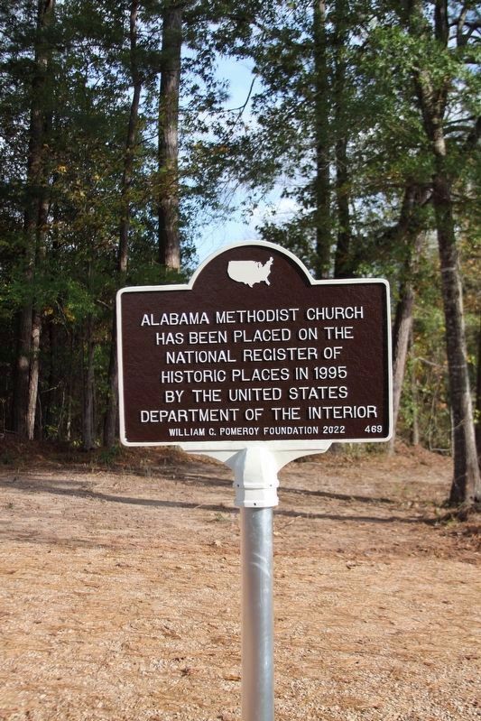 Alabama Methodist Church Marker. Click for full size. Alabama Methodist Church Marker image. Click for full size.