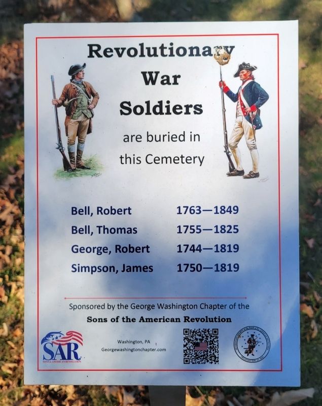 Revolutionary War Soldiers Marker image. Click for full size.