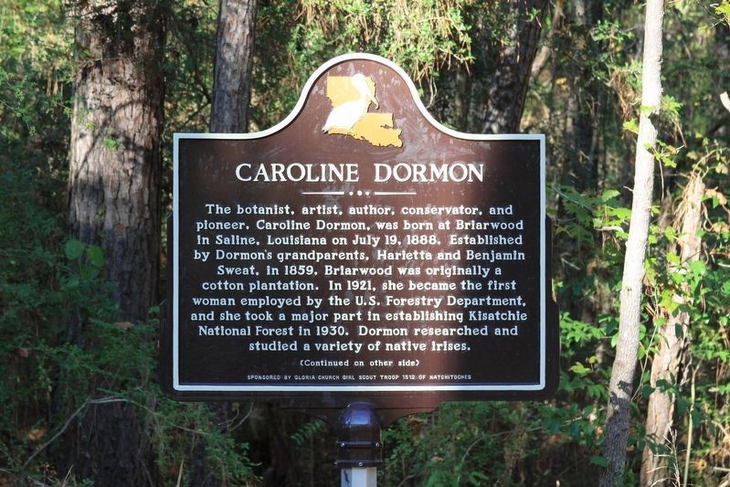 Caroline Dormon Marker image. Click for full size.