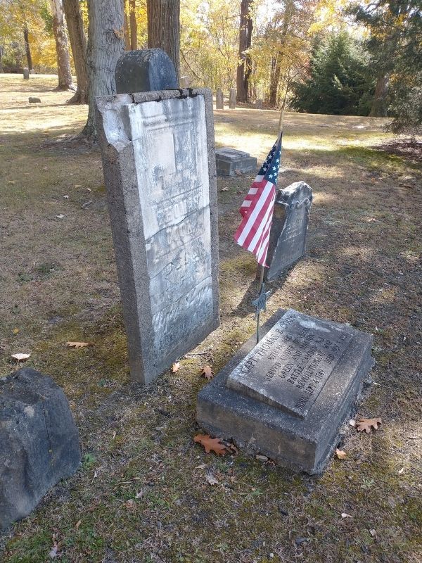 Capt. Thomas B. Cook Marker & Grave image. Click for full size.