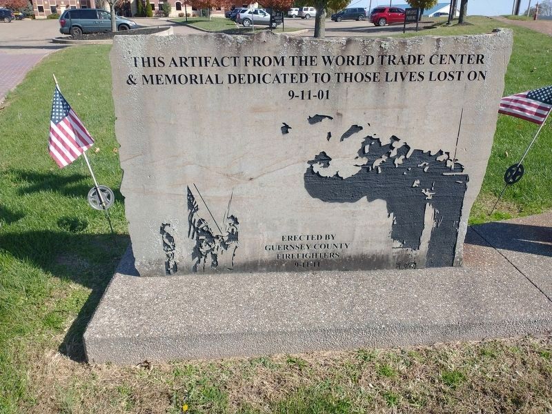 Guernsey County 9-11 Memorial. Click for full size. Guernsey County 9-11 Memorial image. Click for full size.