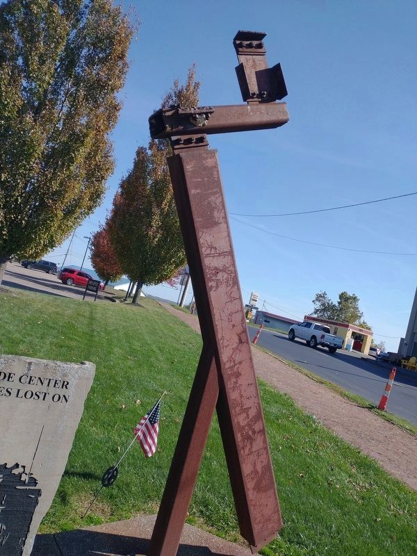 Guernsey County 9-11 Memorial. Click for full size. Guernsey County 9-11 Memorial image. Click for full size.