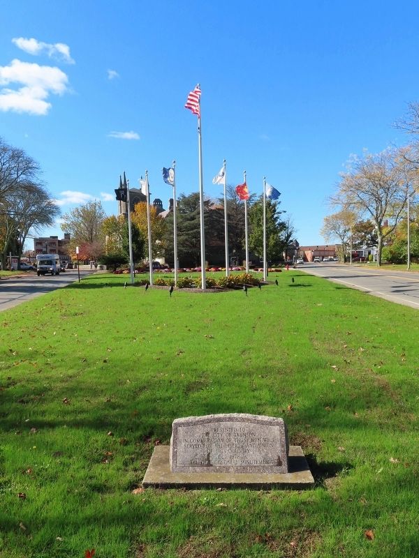 Taunton Colonial Militiamen Memorial. Click for full size. Taunton Colonial Militiamen Memorial image. Click for full size.