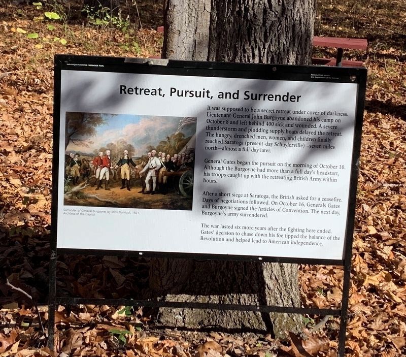 Retreat, Pursuit, and Surrender Marker. Click for full size. Retreat, Pursuit, and Surrender Marker image. Click for full size.