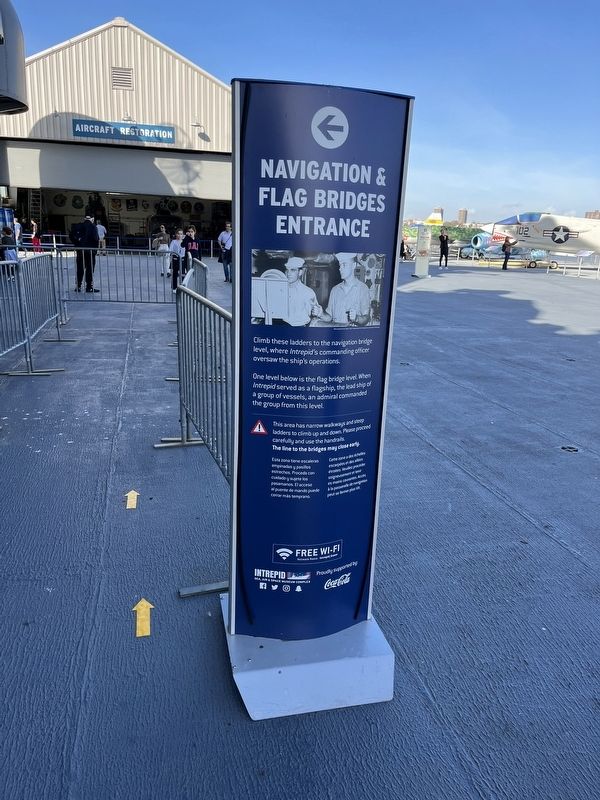 Navigation & Flag Bridges Entrance Marker image. Click for full size.
