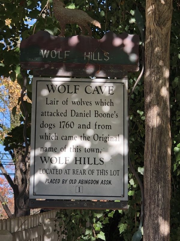 Wolf Cave Marker image. Click for full size.
