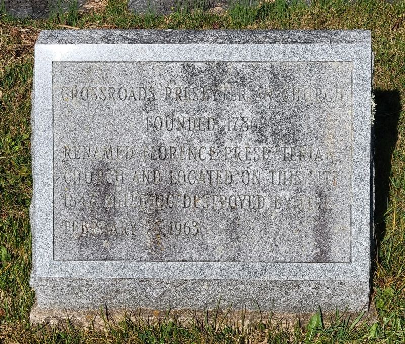 Crossroads Presbyterian Church Marker image. Click for full size.