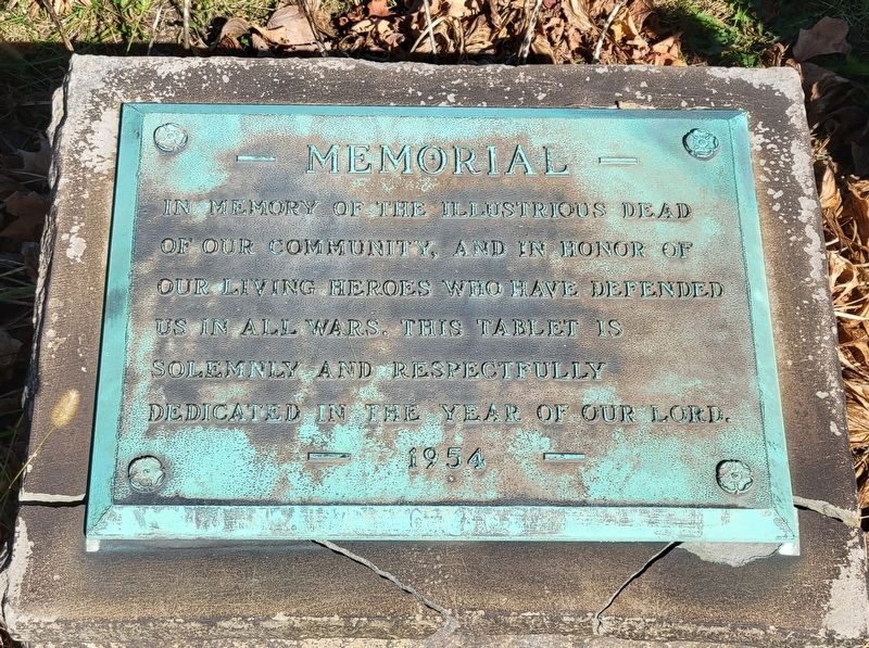 - Memorial - Marker image. Click for full size.