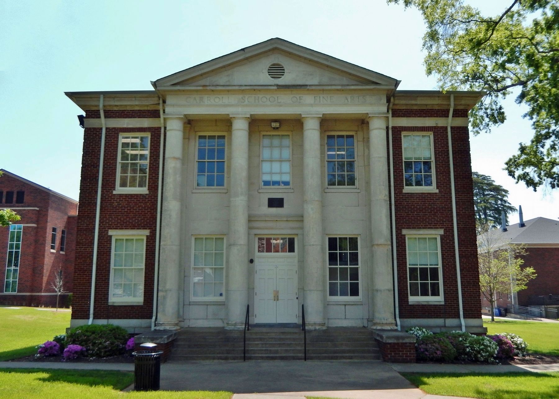 Carroll School of Fine Arts Building (<i>west/front elevation</i>) image. Click for full size.