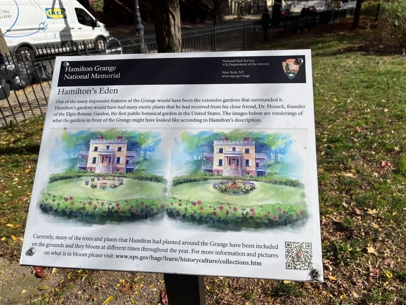 Hamilton's Eden Marker. Click for full size. Hamilton's Eden Marker image. Click for full size.