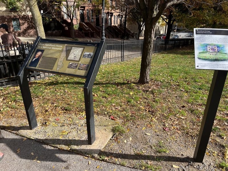 From Hamilton's Home to a National Memorial image. Click for full size.
