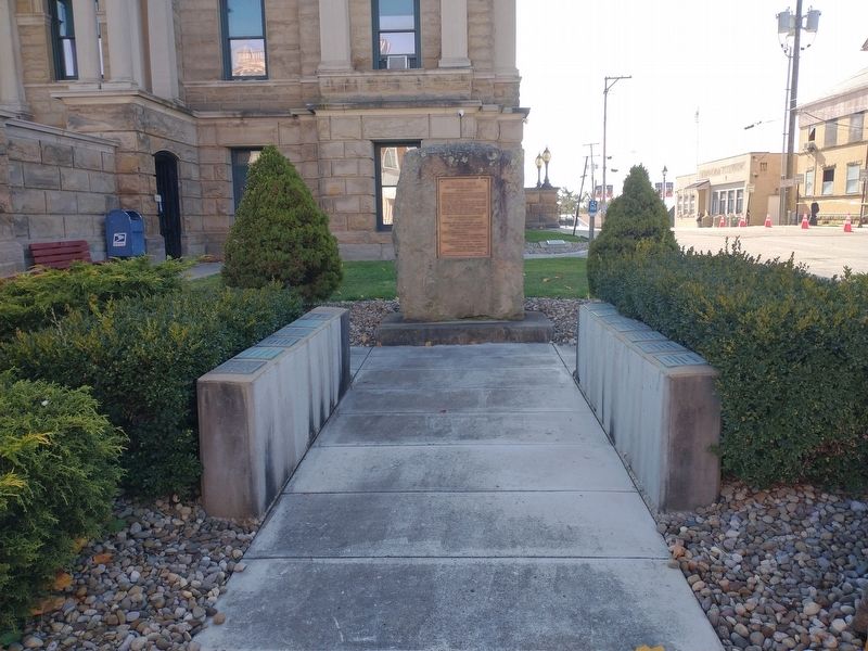 Harrison County Marker. Click for full size. Harrison County Marker image. Click for full size.