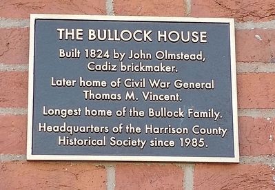The Bullock House Marker image. Click for full size.