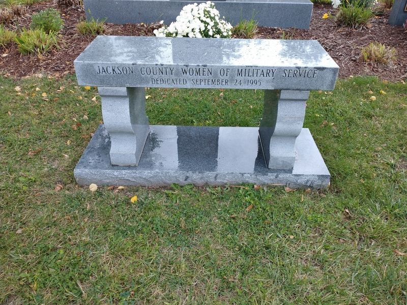 Jackson County Women Of Service Monument image. Click for full size.