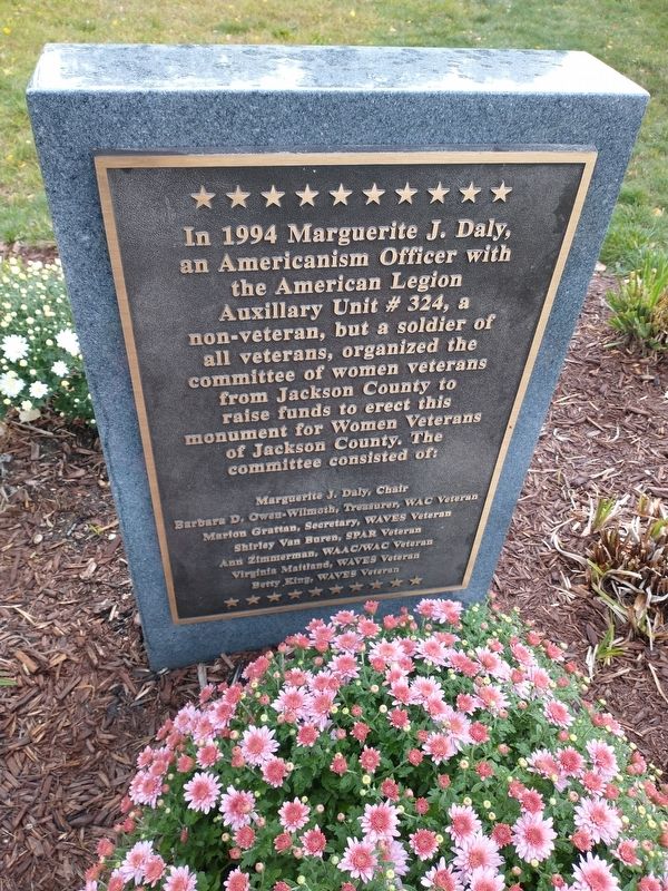 Jackson County Women Of Service Monument image. Click for full size.