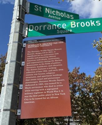 Dorrance Brooks Square Historic District Marker image. Click for full size.