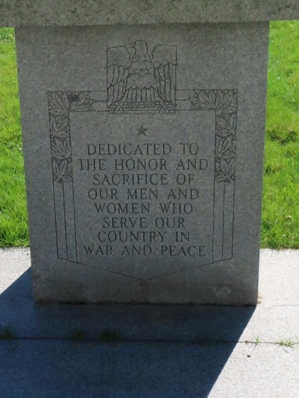 Bristol County Veterans Monument. Click for full size. Bristol County Veterans Monument image. Click for full size.