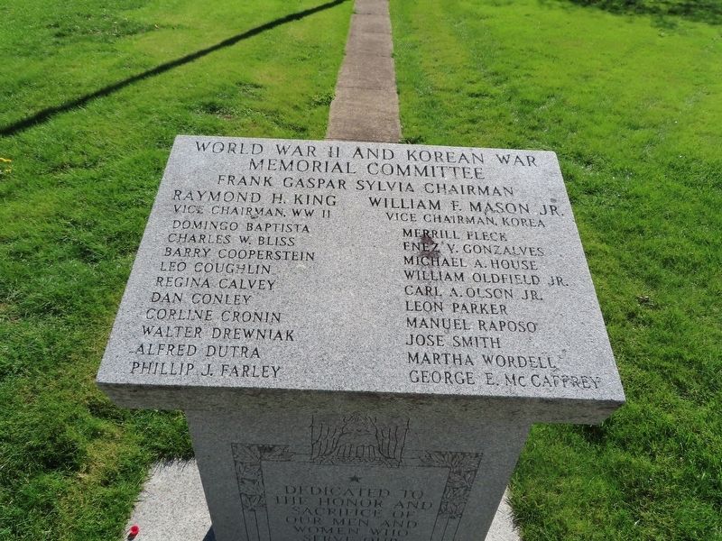 Bristol County Veterans Monument. Click for full size. Bristol County Veterans Monument image. Click for full size.