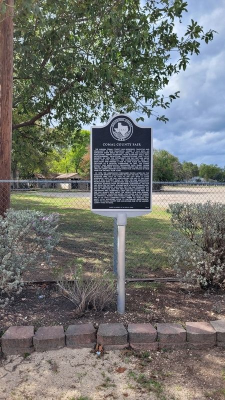 Comal County Fair Marker image. Click for full size.