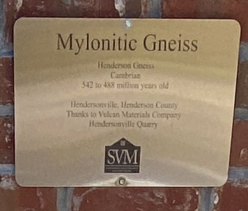 Mylonitic Gneiss Marker. Click for full size. Mylonitic Gneiss Marker image. Click for full size.