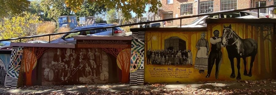 Isaac And Delia Dickson and Catholic Hill School Panels image. Click for full size.