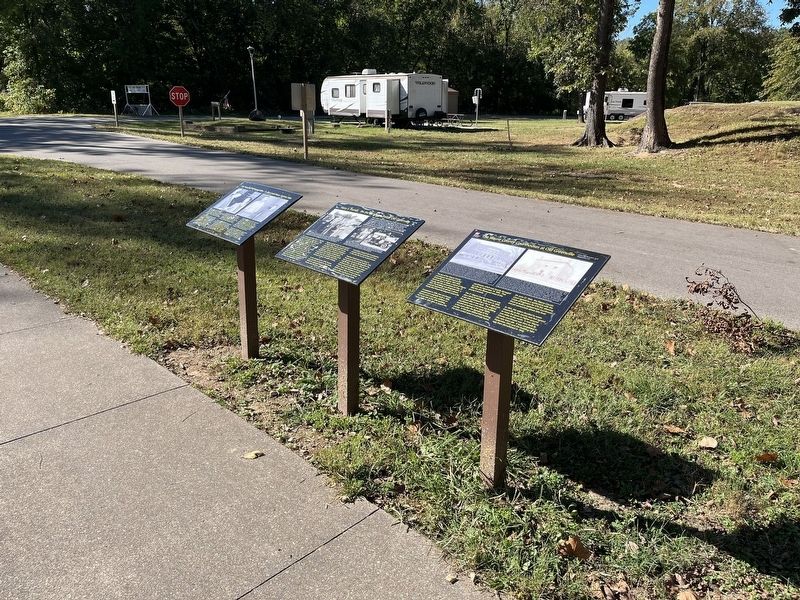 Three Markers along the Memory Lane Trail. Click for full size. Three Markers along the Memory Lane Trail image. Click for full size.