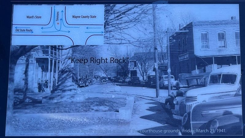 Keep Right Rock image. Click for full size.